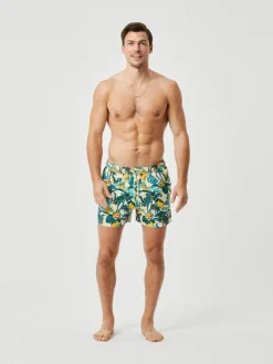 Bjorn Borg Print Swim Shorts, heren zwembroek, citroenen print
