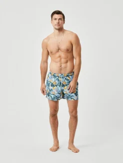 Bjorn Borg Print Swim Shorts, heren zwembroek, citroenen print