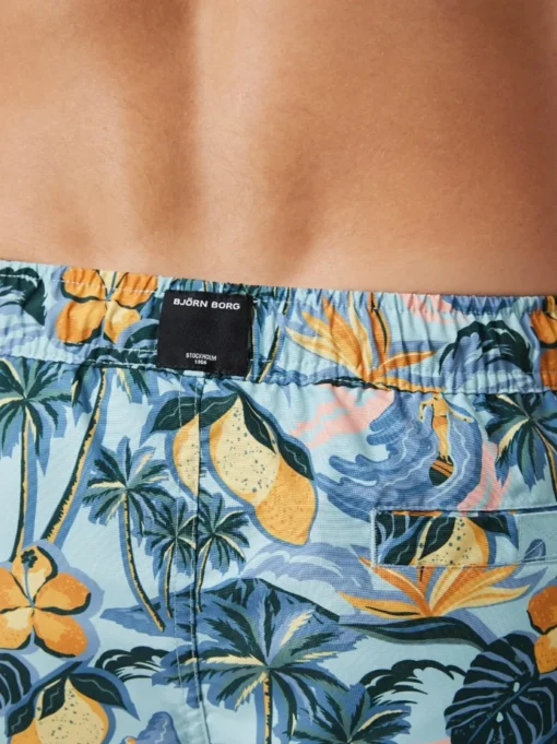 Bjorn Borg Print Swim Shorts, heren zwembroek, citroenen print