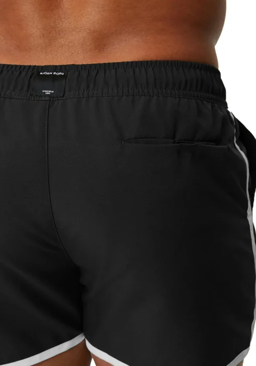 Bjorn Borg Retro Swim Shorts, heren zwembroek, zwart