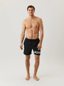Bjorn Borg Swim Shorts, heren zwembroek, zwart