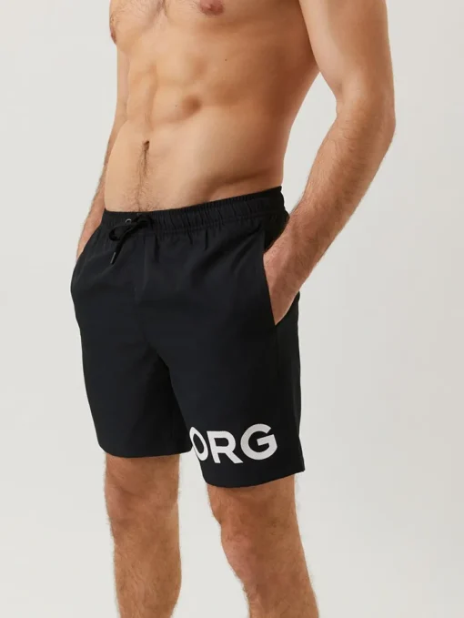 Bjorn Borg Swim Shorts, heren zwembroek, zwart