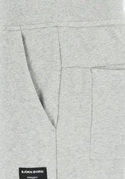 Bjorn Borg tapered pant, heren joggingbroek dik, lichtgrijs melange
