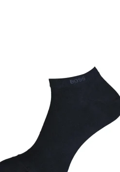 BOSS enkelsokken (2-pack), heren sneaker sokken katoen, donkerblauw