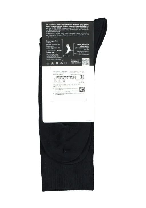BOSS George Dots (1-pack), herensokken katoen, donkerblauw gestipt