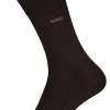 BOSS George uni (1-pack), herensokken katoen, donkerbruin