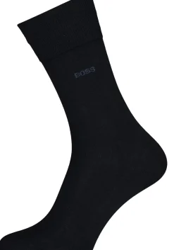 BOSS George uni (1-pack), herensokken katoen, donkerblauw