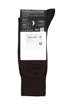 BOSS George uni (1-pack), herensokken katoen, donkerbruin