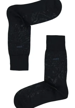 BOSS George uni (1-pack), herensokken katoen, donkerblauw