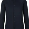 BOSS Hank slim fit overhemd, popeline, zwart