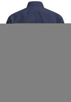 BOSS Hank slim fit overhemd, popeline, blauw