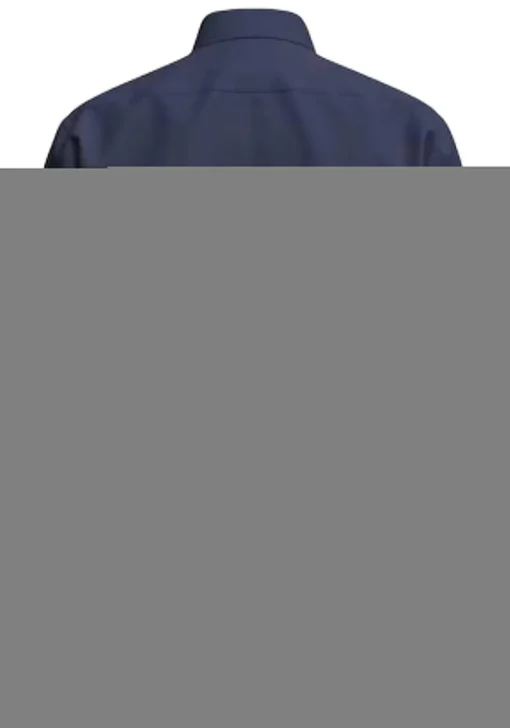 BOSS Hank slim fit overhemd, popeline, blauw