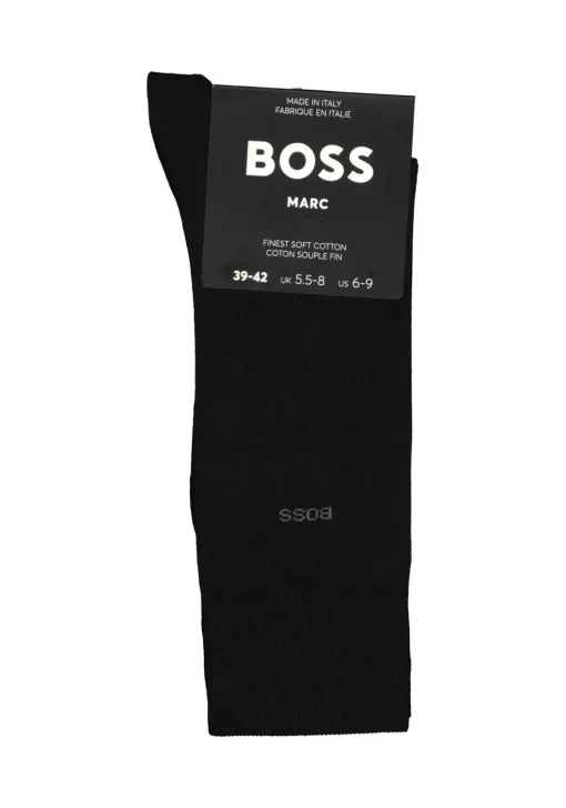 BOSS Marc uni (1-pack), herensokken katoen, zwart