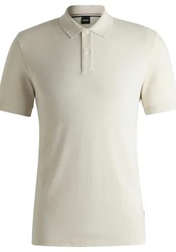 BOSS Pallas regular fit polo, pique, wit