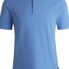 BOSS Pallas regular fit polo, pique, kobalt blauw