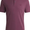 BOSS Pallas regular fit polo, pique, lila