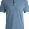 BOSS Pallas regular fit polo, pique, lichtblauw