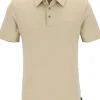 BOSS Palosh slim fit heren polo, pique, licht beige