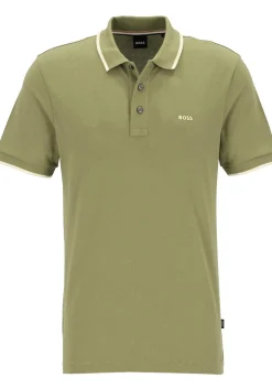 BOSS Parlay regular fit polo, pique, groen