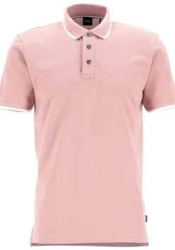 BOSS Parlay regular fit polo, pique, lichtroze