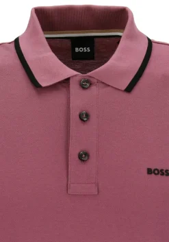 BOSS Parlay regular fit polo, pique, paars