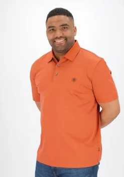 BOSS Parris regular fit heren polo, pique, donker oranje