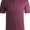 BOSS Penrose slim fit polo, jersey, paars