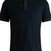BOSS Phillipson slim fit heren polo, pique, donkerblauw
