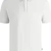 BOSS Phillipson slim fit heren polo, pique, wit