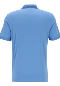 BOSS Phillipson slim fit heren polo, pique, kobalt blauw