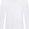 BOSS P-ray-s slim fit overhemd, popeline, wit