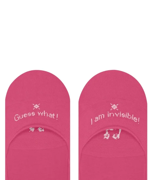 Burlington Aberdeen dames invisible sokken, roze (hot pink)