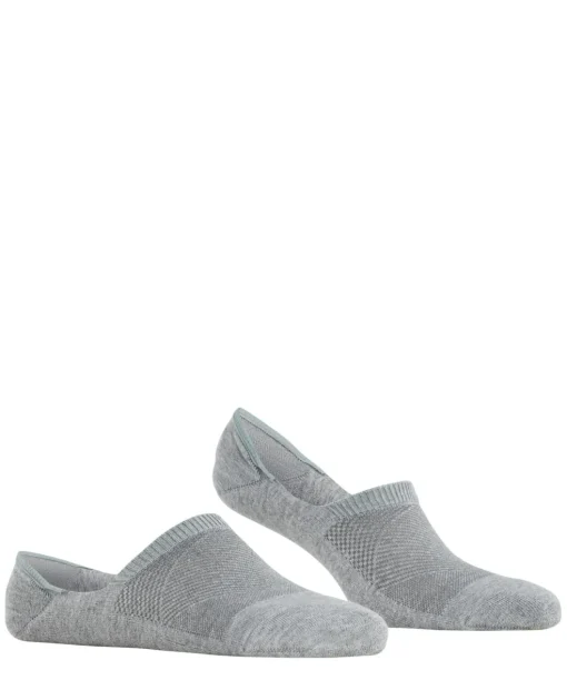 Burlington Athleisure dames invisible sokken, grijs (light grey mel.)