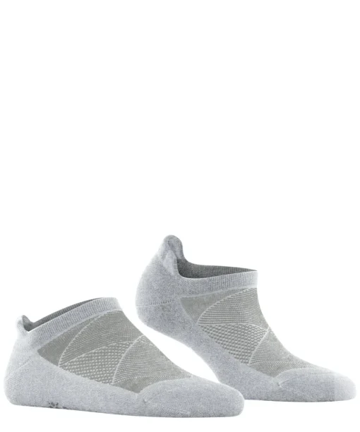 Burlington Athleisure dames sneakersokken, grijs (light grey mel.)
