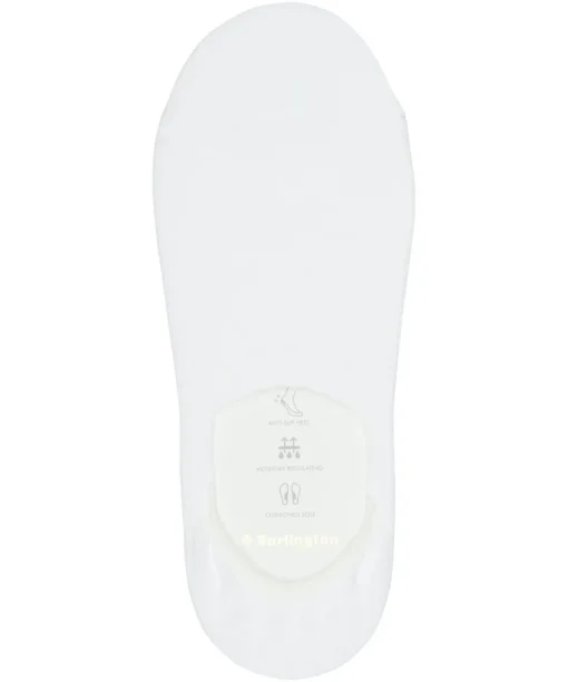 Burlington Athleisure dames invisible sokken, wit (white)