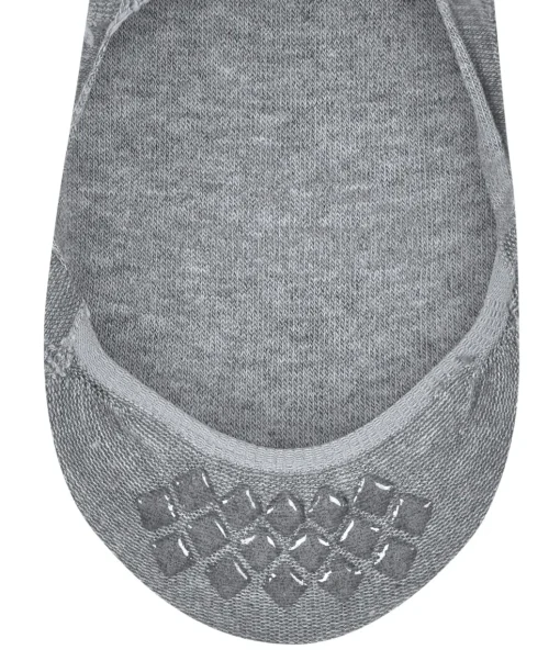 Burlington Athleisure dames invisible sokken, grijs (light grey mel.)