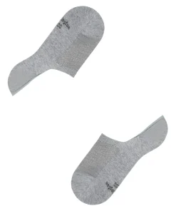 Burlington Athleisure dames invisible sokken, grijs (light grey mel.)