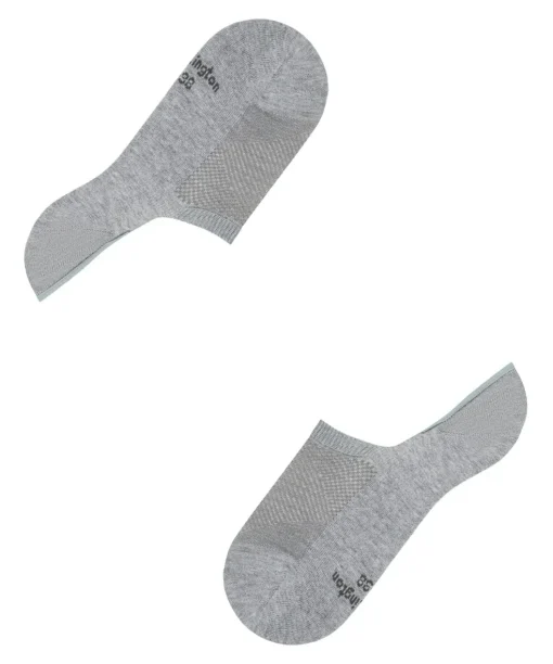 Burlington Athleisure dames invisible sokken, grijs (light grey mel.)
