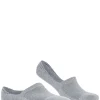 Burlington Athleisure heren invisible sokken, grijs (light grey mel.)