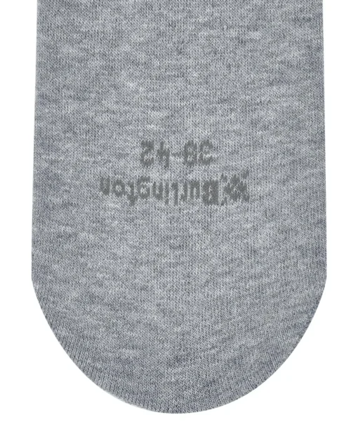 Burlington Athleisure heren invisible sokken, grijs (light grey mel.)