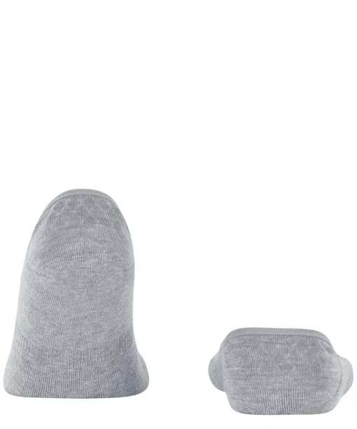 Burlington Athleisure heren invisible sokken, grijs (light grey mel.)