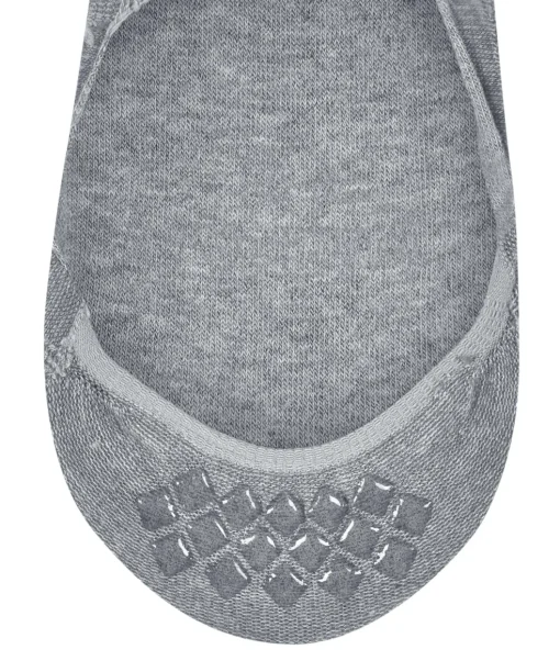 Burlington Athleisure heren invisible sokken, grijs (light grey mel.)