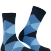 Burlington Bonnie damessokken kort, blauw (marine)
