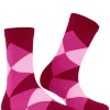 Burlington Bonnie damessokken kort, roze (cranberry)