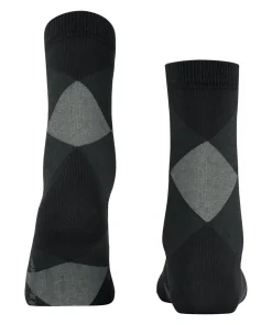 Burlington Bonnie damessokken kort, zwart (black)
