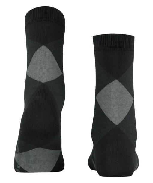 Burlington Bonnie damessokken kort, zwart (black)