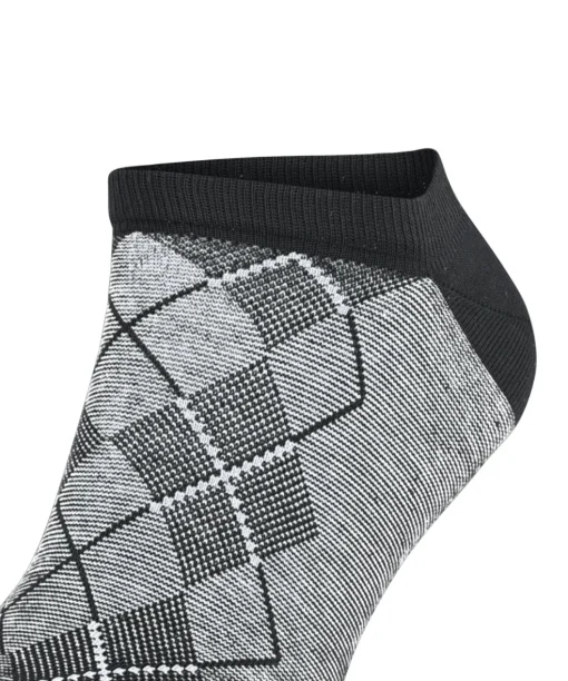 Burlington Carrington heren sneakersokken, zwart (black)