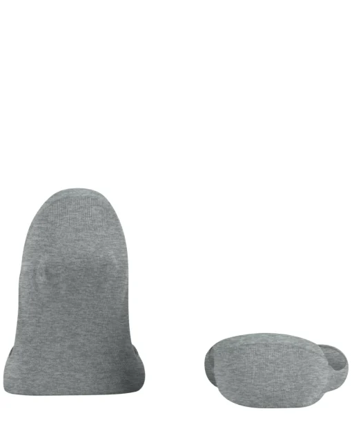 Burlington Carrington heren invisible sokken, grijs (light grey)