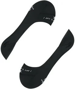Burlington Carrington heren invisible sokken, zwart (black)