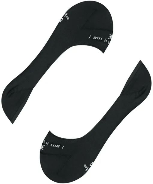 Burlington Carrington heren invisible sokken, zwart (black)